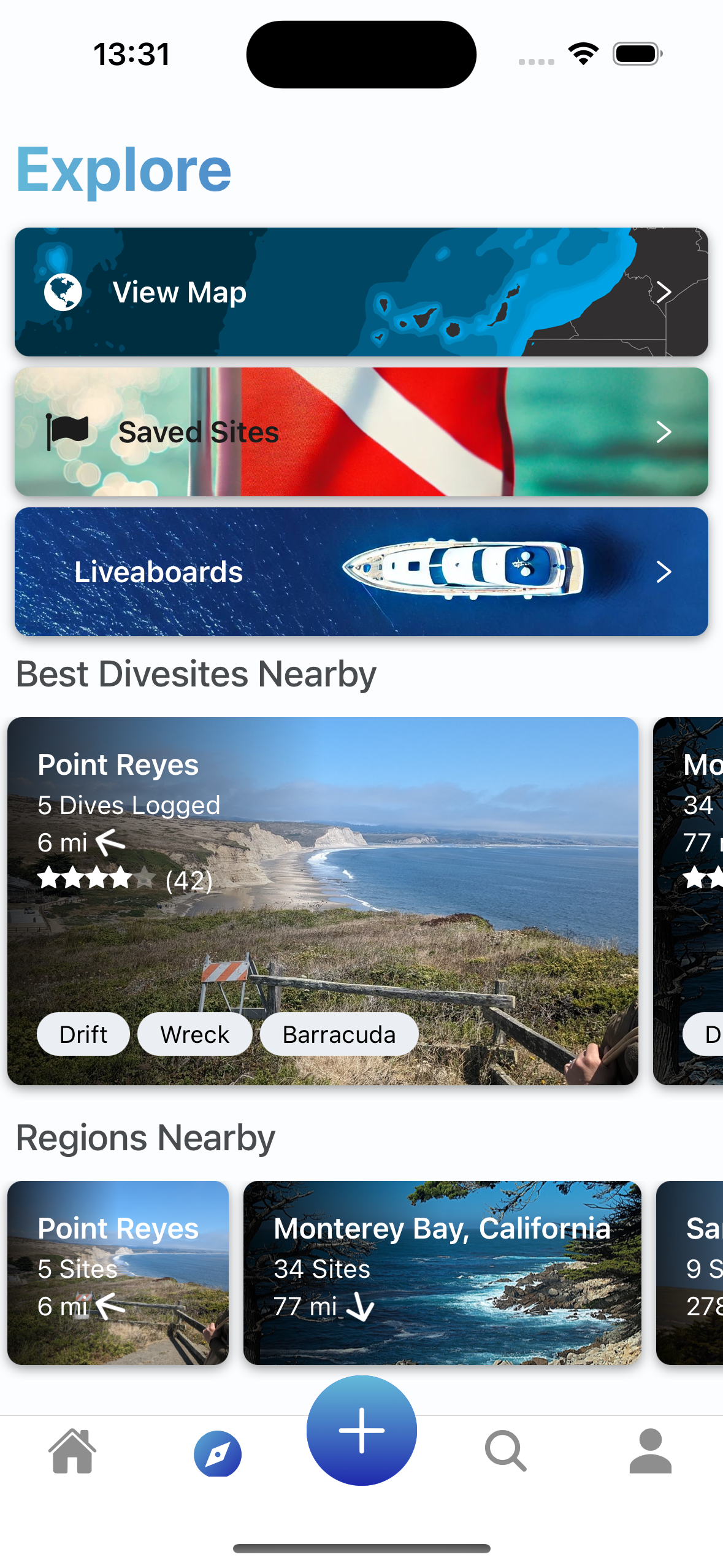 Scuba diving adventure